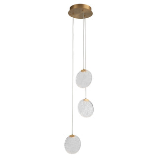 Buy aged-brass Axiom Outdoor (Damp) Pendant by Oxygen
