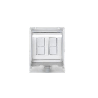 Buy white Dual Duplex Switch Weatherproof Surface Mount And Gang Box by Eurofase