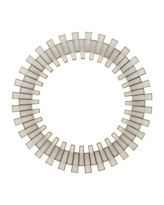 Glasdele Round Mirror Mirror by Currey and Company