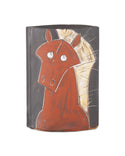 Artisitc Horse Collection Vase by Currey and Company
