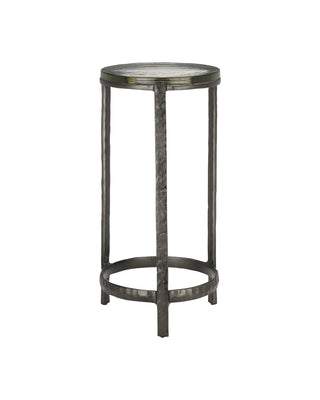 Buy graphite-clear Acea Collection Drinks Table by Currey and Company