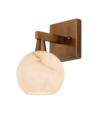 Buy antique-brass-natural Bombelles Collection Sconce by Currey and Company