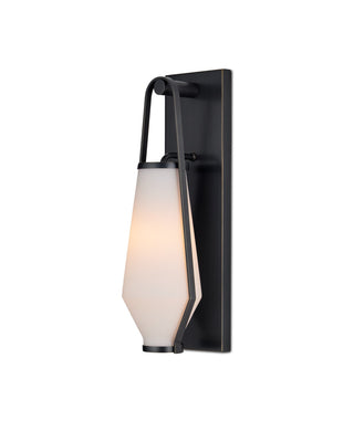 Buy oil-rubbed-bronze-opaque Brompton Collection Sconce by Currey and Company