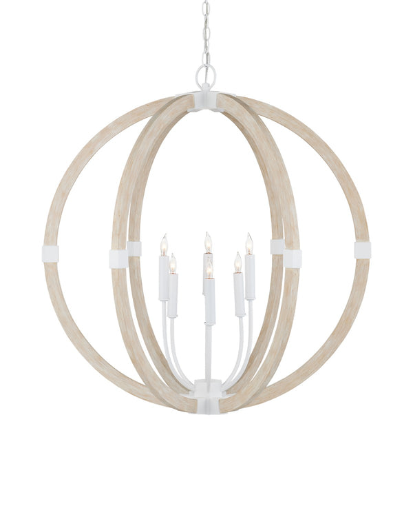 Bastian Collection Chandelier by Currey and Company