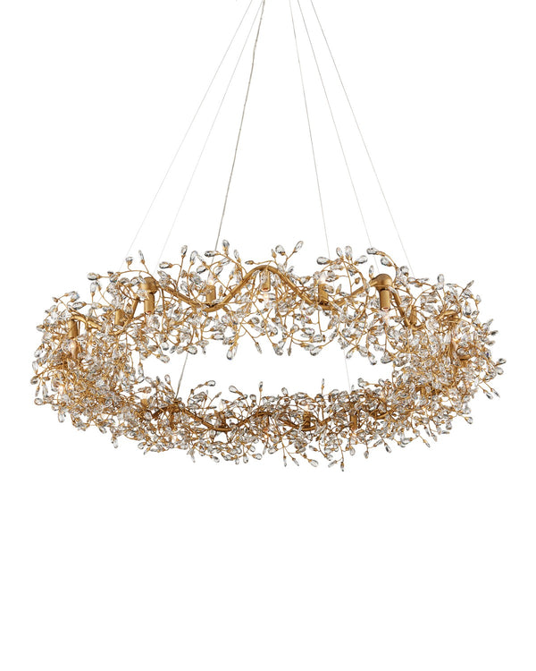 Crystal Bud Collection Chandelier by Currey and Company
