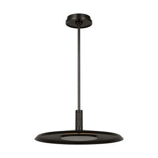 Buy dark-bronze Saucer Outdoor (Damp) Pendant by Visual Comfort Modern