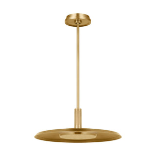 Buy natural-brass Saucer Outdoor (Damp) Pendant by Visual Comfort Modern