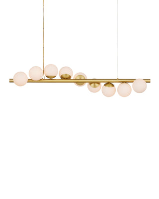 Barcarolle Linear Chandelier Chandelier by Currey and Company