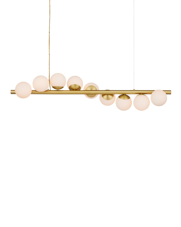 Barcarolle Linear Chandelier Chandelier by Currey and Company