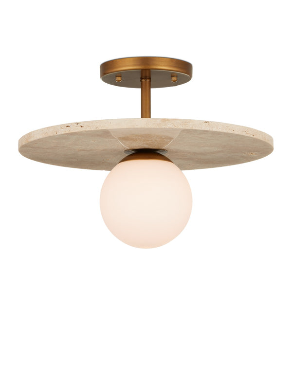 Apricity Collection Semi Flush Mount Light by Currey and Company
