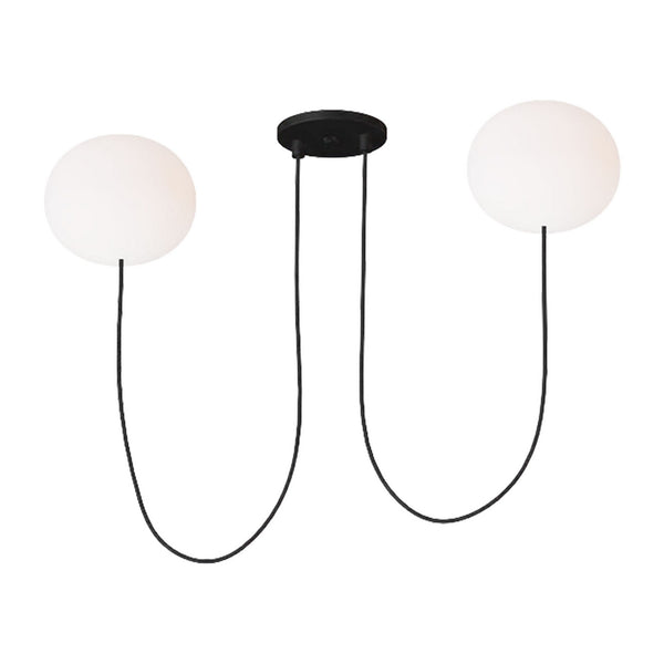 Helium Outdoor (Damp) Chandelier by Visual Comfort Modern
