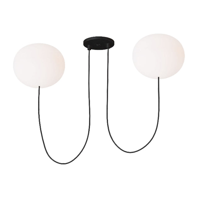Helium Outdoor (Damp) Chandelier by Visual Comfort Modern