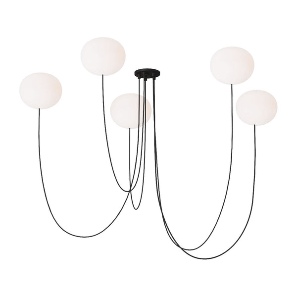 Helium Outdoor (Damp) Chandelier by Visual Comfort Modern