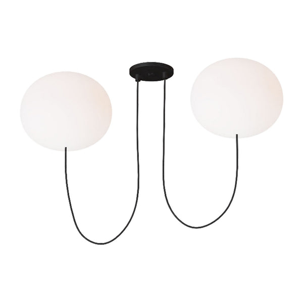 Helium Outdoor (Damp) Chandelier by Visual Comfort Modern