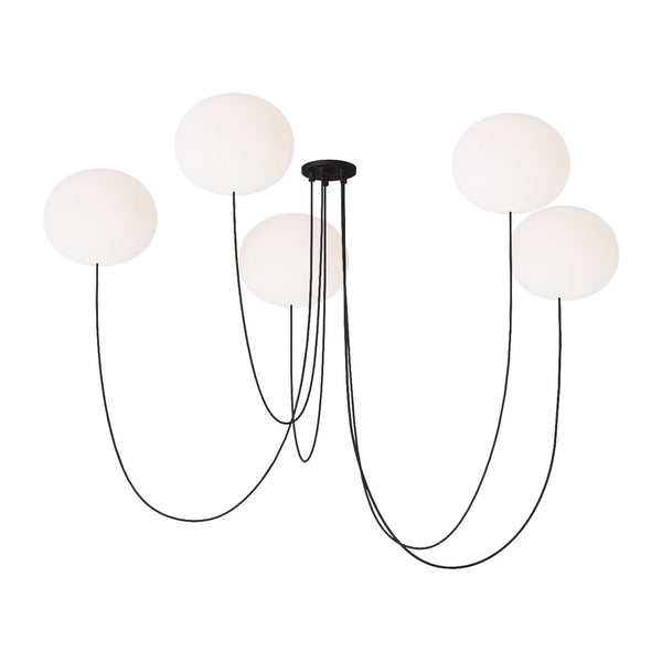 Helium Outdoor (Damp) Chandelier by Visual Comfort Modern