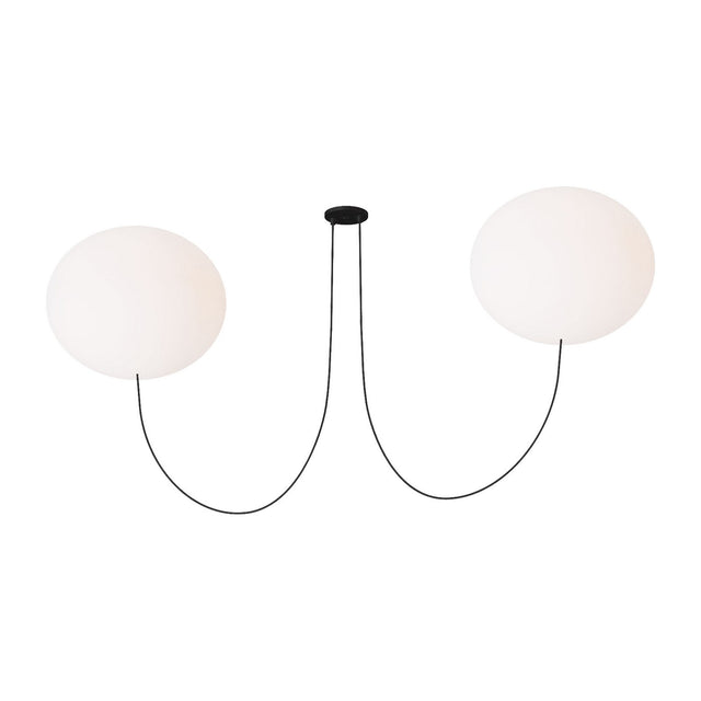 Helium Outdoor (Damp) Chandelier by Visual Comfort Modern