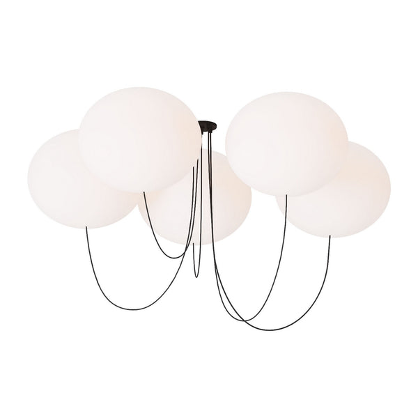Helium Outdoor (Damp) Chandelier by Visual Comfort Modern