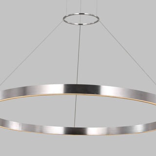 Buy satin-nickel Fiama Outdoor (Damp) Chandelier by Visual Comfort Modern