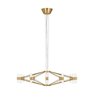 Buy natural-brass Lassell Outdoor (Damp) Chandelier by Visual Comfort Modern