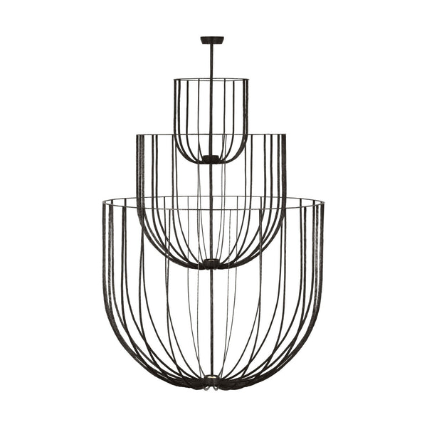 Sanchi Outdoor (Damp) Chandelier by Visual Comfort Modern