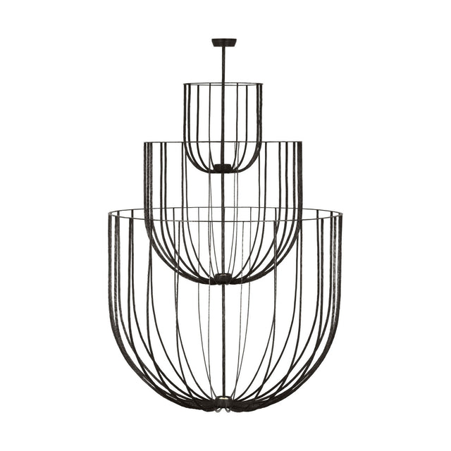 Sanchi Outdoor (Damp) Chandelier by Visual Comfort Modern