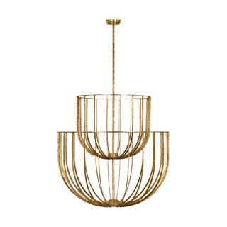 Buy polished-antique-brass Sanchi Outdoor (Damp) Chandelier by Visual Comfort Modern