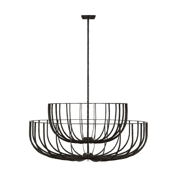 Sanchi Outdoor (Damp) Chandelier by Visual Comfort Modern