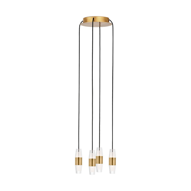 Lassell Outdoor (Damp) Chandelier by Visual Comfort Modern