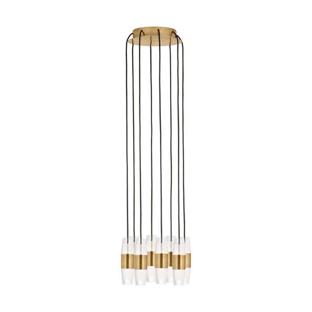 Lassell Outdoor (Damp) Chandelier by Visual Comfort Modern