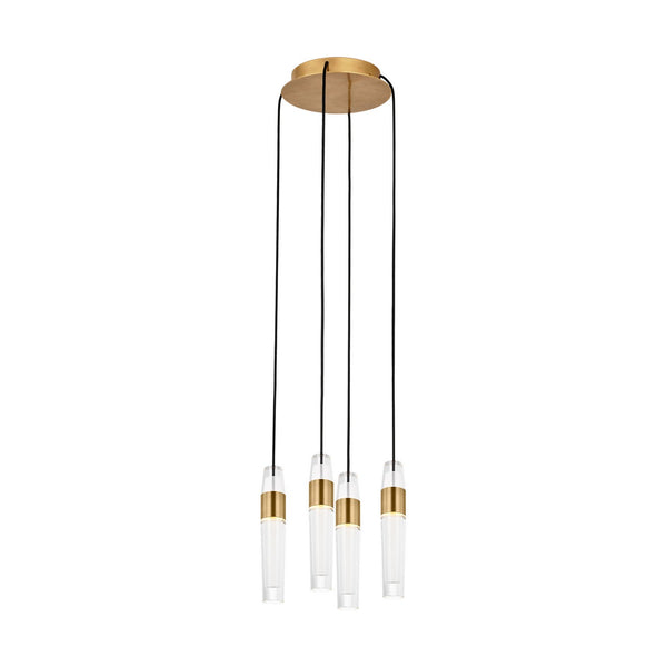 Lassell Outdoor (Damp) Chandelier by Visual Comfort Modern