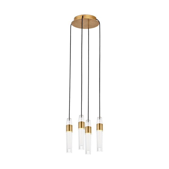 Lassell Outdoor (Damp) Chandelier by Visual Comfort Modern