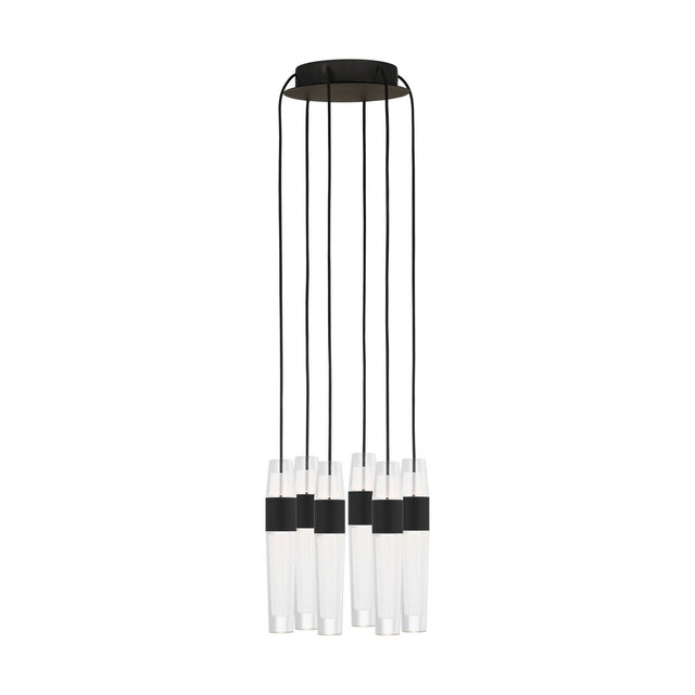 Lassell Outdoor (Damp) Chandelier by Visual Comfort Modern