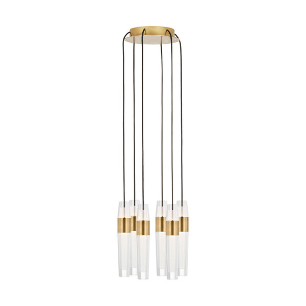 Lassell Outdoor (Damp) Chandelier by Visual Comfort Modern