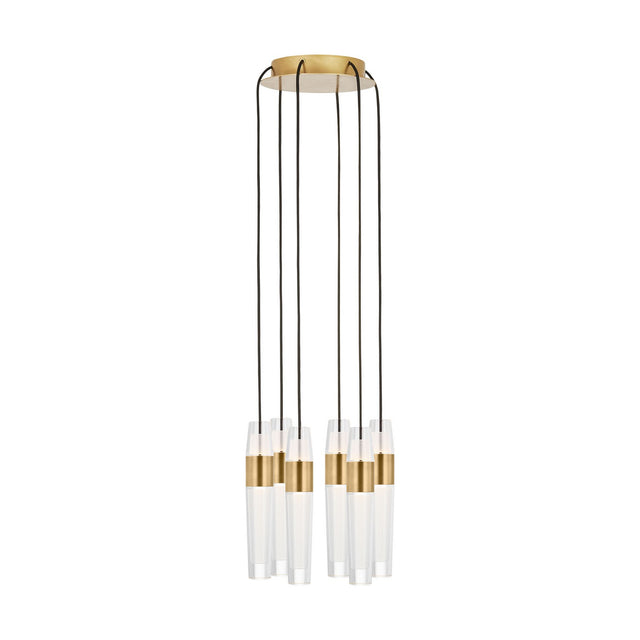 Lassell Outdoor (Damp) Chandelier by Visual Comfort Modern
