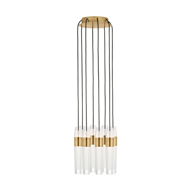 Lassell Outdoor (Damp) Chandelier by Visual Comfort Modern