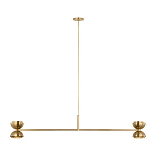 Buy natural-brass Shanti Outdoor (Damp) Chandelier by Visual Comfort Modern
