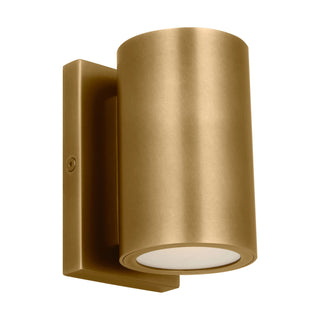 Buy natural-brass Pressa Wall Lantern by Visual Comfort Modern