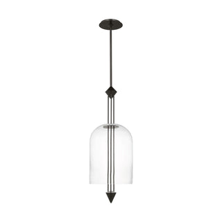 Cathedral Outdoor (Damp) Pendant by Visual Comfort Modern