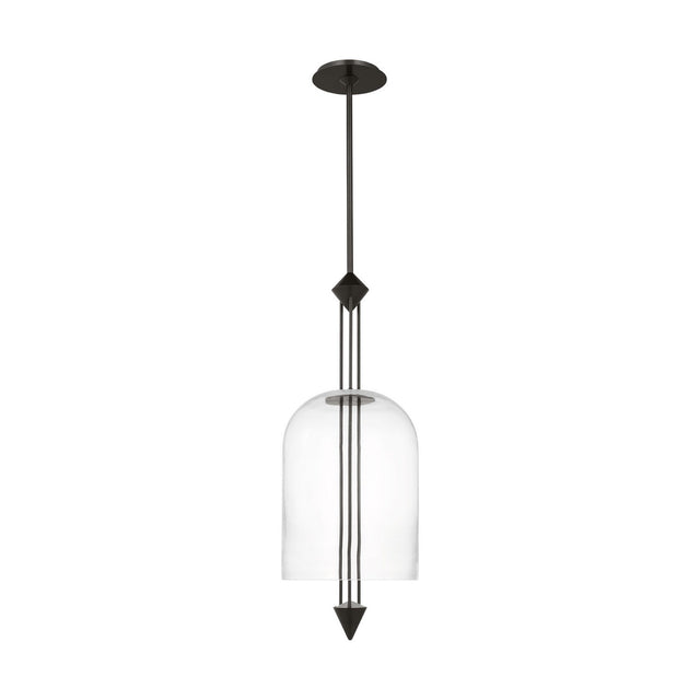 Cathedral Outdoor (Damp) Pendant by Visual Comfort Modern