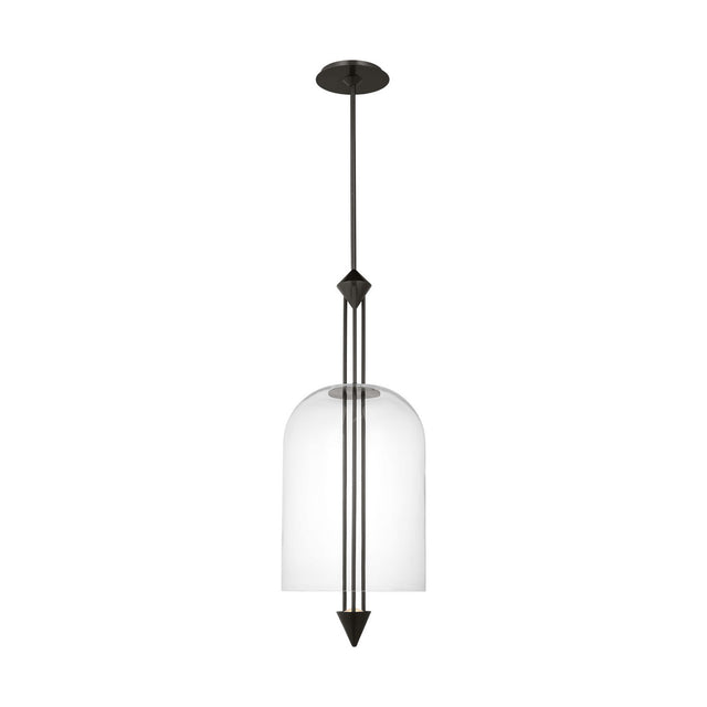Cathedral Outdoor (Damp) Pendant by Visual Comfort Modern