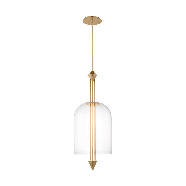 Cathedral Outdoor (Damp) Pendant by Visual Comfort Modern