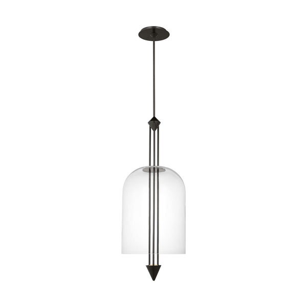Cathedral Outdoor (Damp) Pendant by Visual Comfort Modern