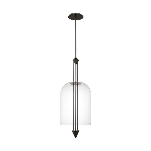 Cathedral Outdoor (Damp) Pendant by Visual Comfort Modern
