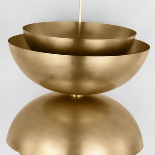 Buy natural-brass Shanti Outdoor (Damp) Pendant by Visual Comfort Modern
