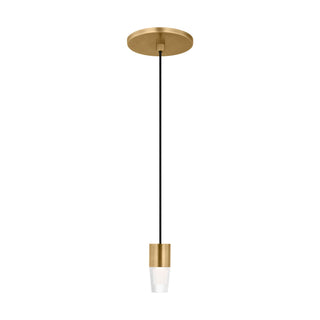 Buy natural-brass Lassell Outdoor (Damp) Pendant by Visual Comfort Modern