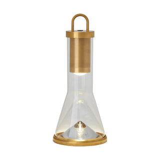Buy natural-brass-and-clear-shade Kandella Lamp by Visual Comfort Modern