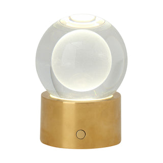 Buy natural-brass-and-clear-shade Mina Lamp by Visual Comfort Modern