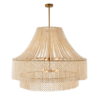 Buy white-antique-brass Hannie Chandelier by Arteriors