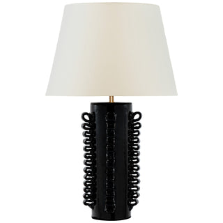 Buy raven-black Amandine Table Lamp by Visual Comfort Signature