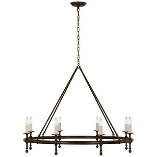 Buy bronze Classic Chandelier by Visual Comfort Signature